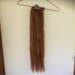 人毛100%ヘアピース  未使用品のサムネイル