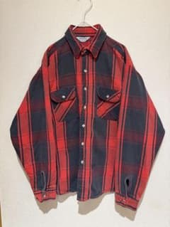 90s five brother USA製　チェック　ネルシャツ　ヘビネルのサムネイル