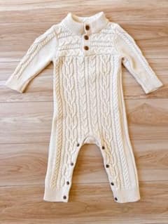 Baby GAP ケーブルニットロンパース 12-18Mのサムネイル