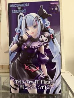 最安ショップ比較】 初音*ミク フィギュア 雪ミク×クロミ Trio-Try-iT