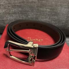 Cartier ブラック レザー ベルト 〜ayy様専用〜のサムネイル