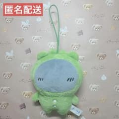 치이카와 파자마 파티즈 녹색 마스코트 봉제 인형 가챠