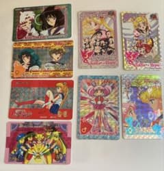 セーラームーン カードダス復刻デザイン プリズムカードステッカー
