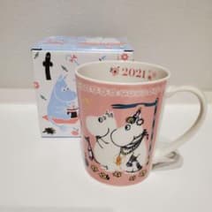 MOOMIN 무민 2021년 이어즈머그 야마카 상점 핑크 신품