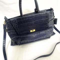 極美品　PotioR ポティオール 　2way ハンドバッグ　ショルダーバッグ PotioR（ポティオール） 2WAYバッグ FREE グレー レディース