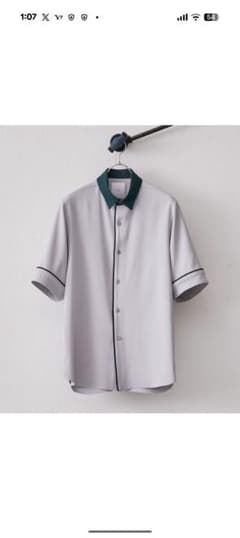 （値下げ）Lui's ルイス パイピングクレリック5分袖シャツのサムネイル