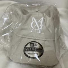 ミセスグリーンアップル ニューエラ ロゴキャップ ベージュ ピンズ付