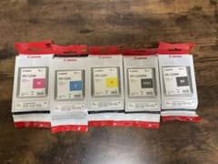 Canon PFI-120 インクカートリッジ 5色セット　取付期限内のサムネイル