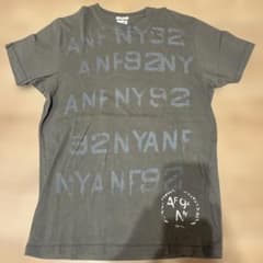 Abercrombie & Fitch ロゴプリント Tシャツ カーキ シングルのサムネイル