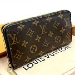 新型】ルイヴィトン モノグラム ジッピーウォレット ローズバレリーヌ