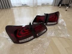 78WORKS LEXUS GS ファイバーLEDテールランプV2 レッドクリアのサムネイル