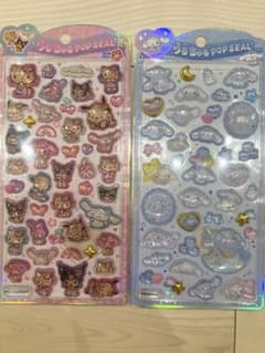 うるちゅるポップシール　正規品　シナモロール　日焼け　2枚セットのサムネイル
