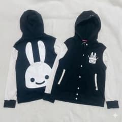 【希少】CUNE キューン スウェット スタジャン フード付 バックプリント古着 希少】CUNE キューン スウェット スタジャン フード付 バックプリント