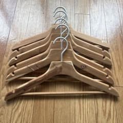 無印良品　木製ハンガーセット 6本のサムネイル