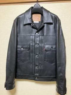 LEVI'S TYPEⅡ TRUCKER LEATHER JACKET Mのサムネイル