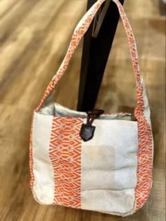 光沢✳︎着物帯の手作りバッグのサムネイル