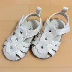 cottoli コトリ 13.0cm 花モチーフ ピンクベージュのサムネイル