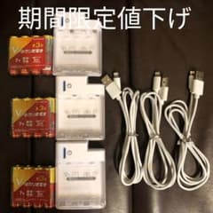 6/30迄【電池付！バラ売りOKです！1セット800円】iphone充電器のサムネイル