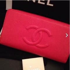 CHANEL 長財布 ダークピンク☆のサムネイル