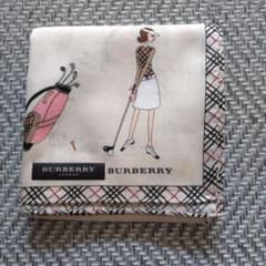 未使用　BURBERRY ゴルフテーマ ハンカチのサムネイル