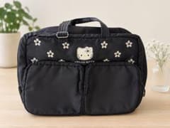 Hello Kitty Boston Bag, Travel Bag, Black