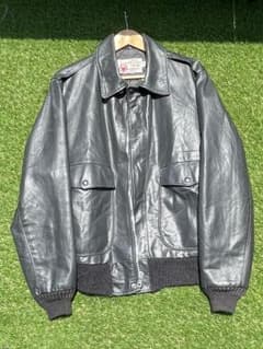 本革　牛　ライダース　シアーズ 値下げ可 70s80sヴィンテージのサムネイル