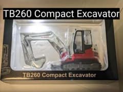 竹内製作所 TB260 コンパクトショベル 1/35 ミニカー 新品未使用 レアのサムネイル
