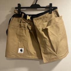 sacai × Carhartt エプロン巻きスカート - メルカリ