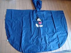 ミッキーマウス レインポンチョ ネイビーのサムネイル