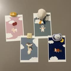 オリジナルイラスト　ポストカード4種セットのサムネイル