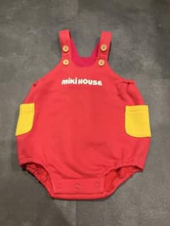 き*ら様 本日発送可⭐︎MIKIHOUSE ダルマオール　ロンパースのサムネイル