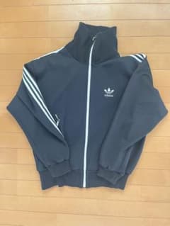 90s adidas トラックジャケット　デサント　ブラック　L ビンテージのサムネイル