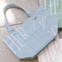 Her lip to 名古屋限定　トートバッグ baby blue 即日発送】Her lip to 名古屋 トートバッグ babyblue - メルカリ