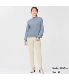 GU起毛タックテーパードパンツXSのサムネイル