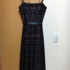 美品 BCBG フォーマルドレス 黒レース 結婚式 謝恩会のサムネイル