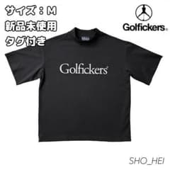 Golfickers モックネックシャツ ブラック サイズＭ 新品】Golfickers モックネックシャツ（HOLE553）M黒 - メルカリ