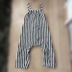 キッズ ストライプ柄 サロペット 110cmのサムネイル