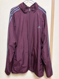 K*様 adidas ナイロンジャケット ボルドーのサムネイル