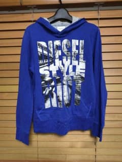 DIESEL パーカー ブルーパープルのサムネイル