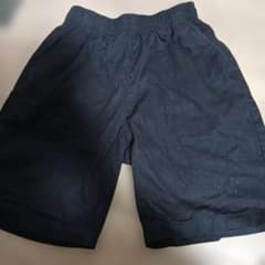 GU キッズ ハーフパンツ ブラック　150