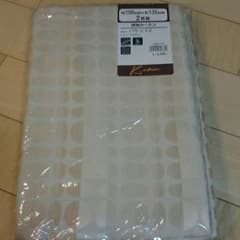 新品★厚地カーテン 100×135 2枚組 (アイボリー)のサムネイル