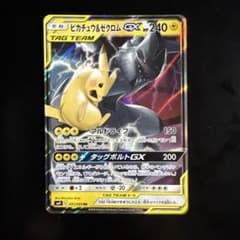ピカチュウ&ゼクロムGX RR 美品のサムネイル