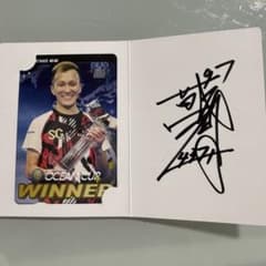 西山貴浩選手サイン入りクオカード（500円分使用済） - メルカリ