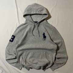 polo ralph lauren 00s パーカー　ボーダー　短丈　y2k polo ralph lauren ビッグポニー パーカー y2k 短丈 00s - メルカリ