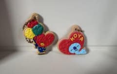 BT21 Cookie-Style Keychain (Set of 2)