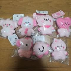 BT21 탄탄 핑크 마스코트 전종 세트