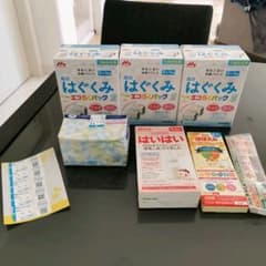 森永　はぐくみ　エコらくパック　おまけ付きのサムネイル