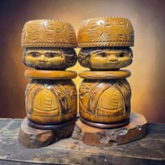 アイヌ ニポポ ニポポ人形 木彫り 北海道 民芸品 伝統工芸 郷土玩具