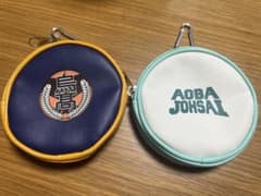 スシロー×ハイキュー!! 丸型ポーチ 【烏野・青葉城西】のサムネイル