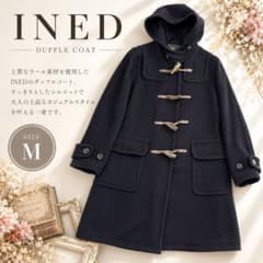 MHL. メルトンウール ダッフルコート ネイビー Ⅰ INED】ウールブレンド メルトン ダッフルコート ネイビー 9号 - メルカリ